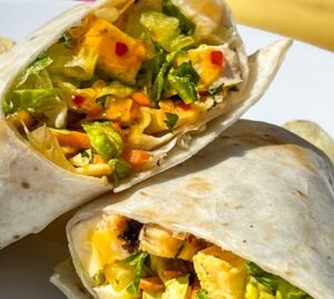 Tropical Smoothie Cafe Thai Chicken Wrap