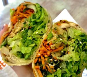 Tropical Smoothie Cafe Thai Peanut Wrap