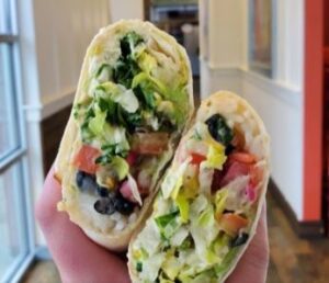 Tropical Smoothie Cafe Hummus Veggie Wrap