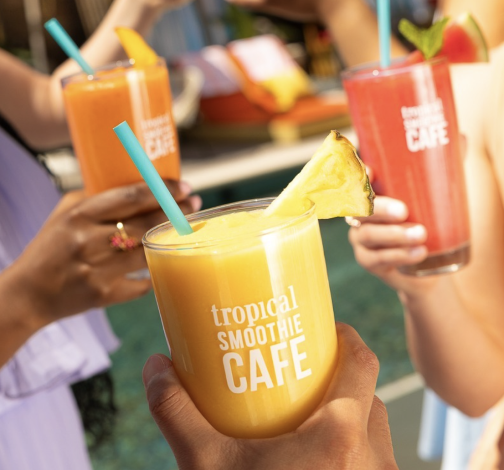 Tropical Classic Smoothies Menu