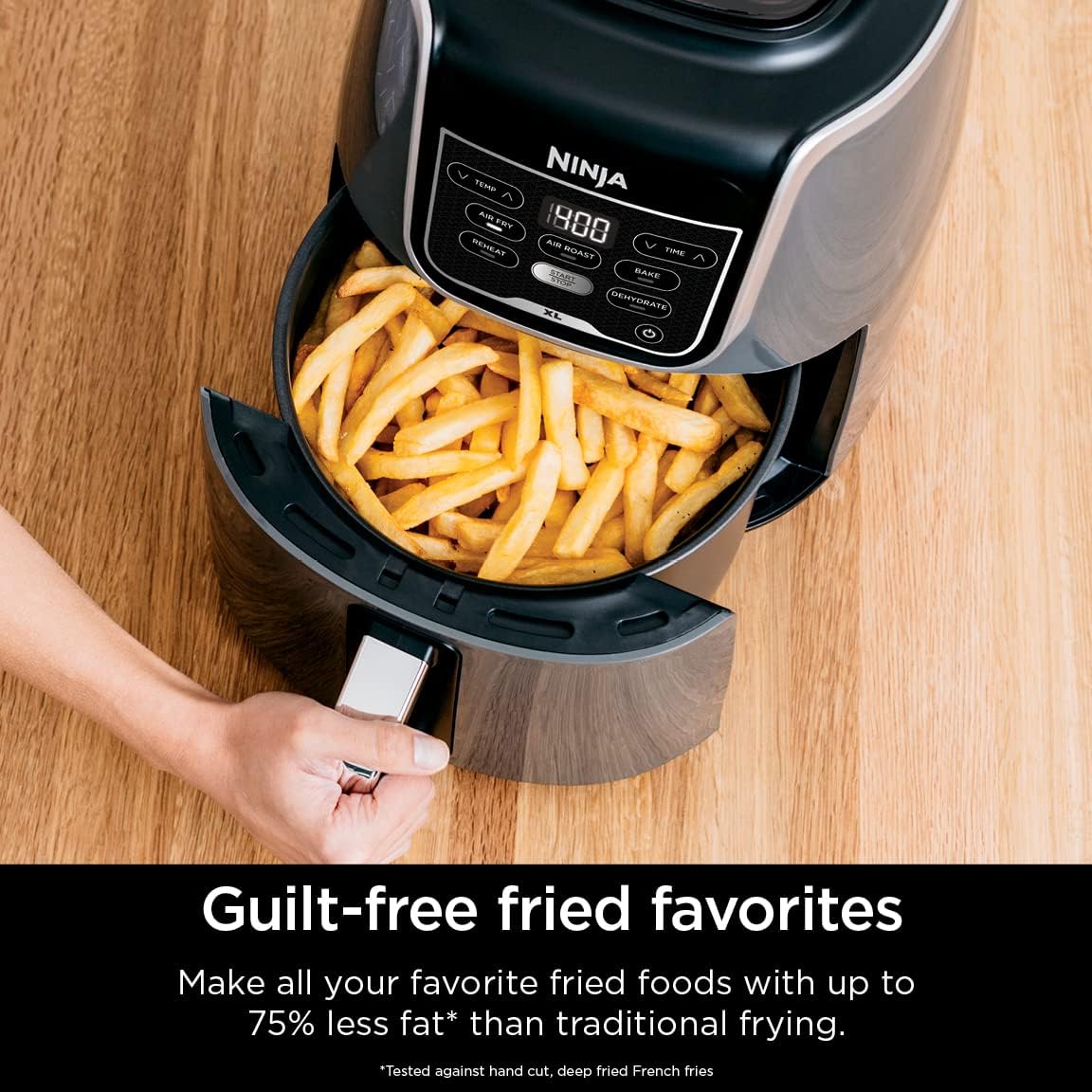 Ninja Air Fryer XL, 5.5 Qt. Capacity that can Air Fry, Air Roast, Bake, Reheat & Dehydrate